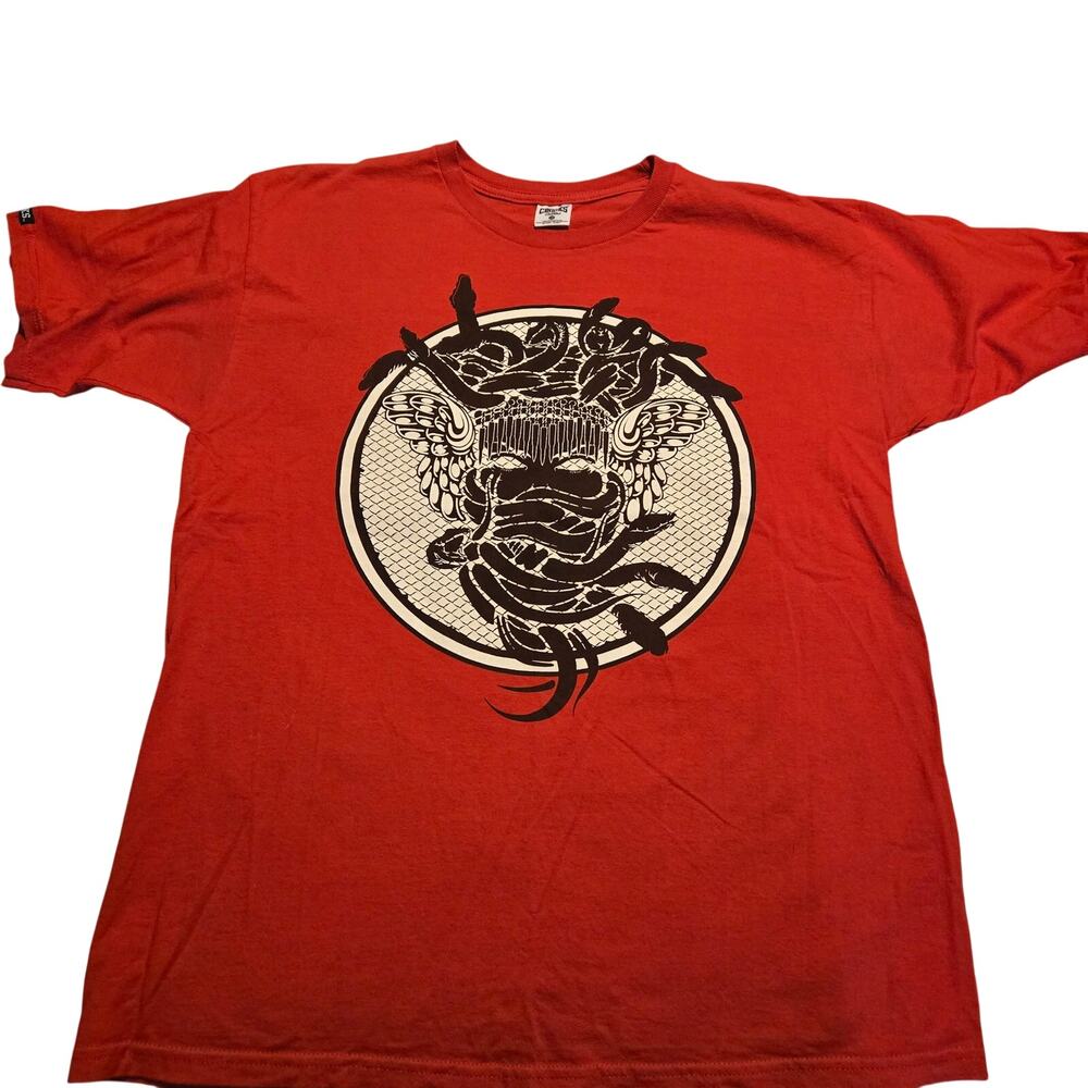 Crooks & Castles Men's Medusa graphic tee men's large